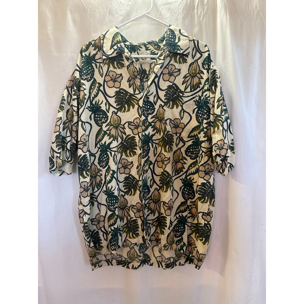 Vintage Colo Wear America Hawaiian Print Button-Up Shirt